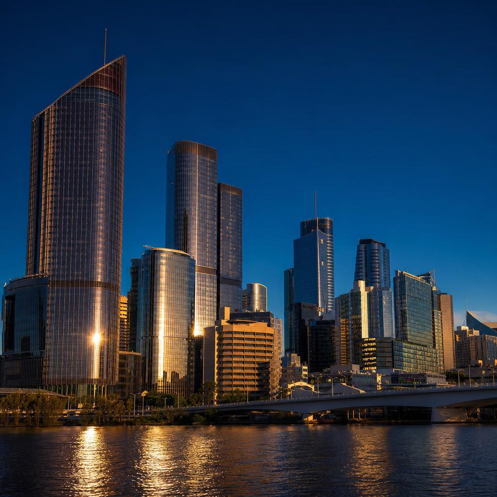 Brisbane city skyline